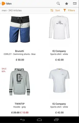 Zalando android App screenshot 2